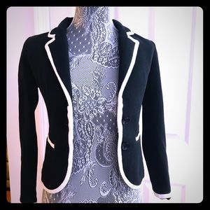 Black & white blazer